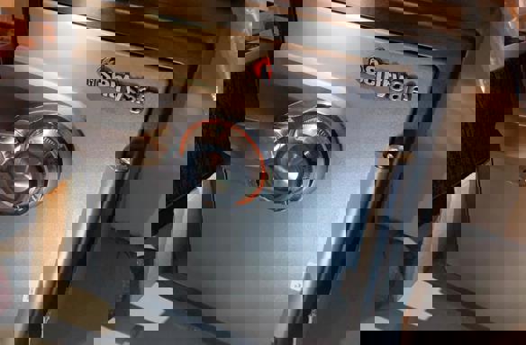  safe opened for customer to secure valuables and sensitive documents.